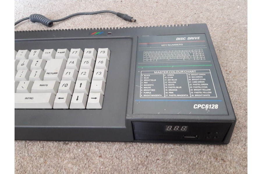Amstrad CPC 6128 664 Spectrum +3 Gotek Floppy Disk Drive Emulator
